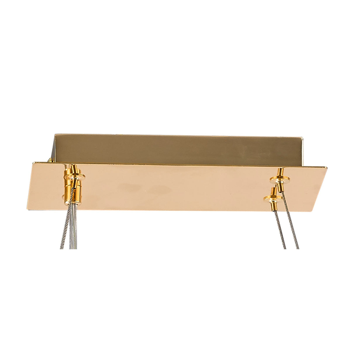 Maddison 6 Light Crystal Linear Suspension Light - Gold