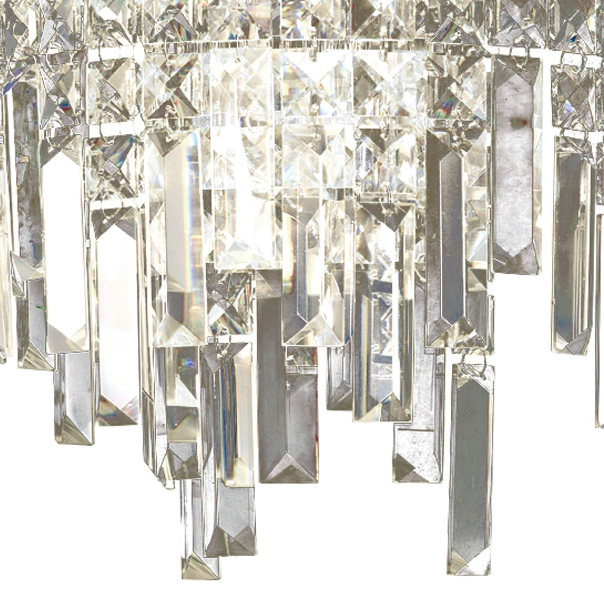 Maddison 2 Light Bathroom Crystal Wall Light - Chrome