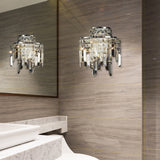 Maddison 2 Light Crystal Wall Light - Polished Chrome