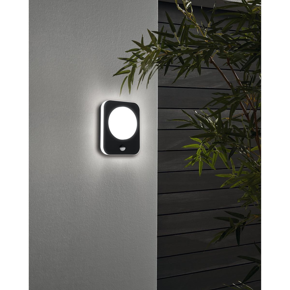 Madriz LED Outdoor Wall Light with Motion Sensor - Black