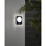 Madriz LED Outdoor Wall Light with Motion Sensor - Black