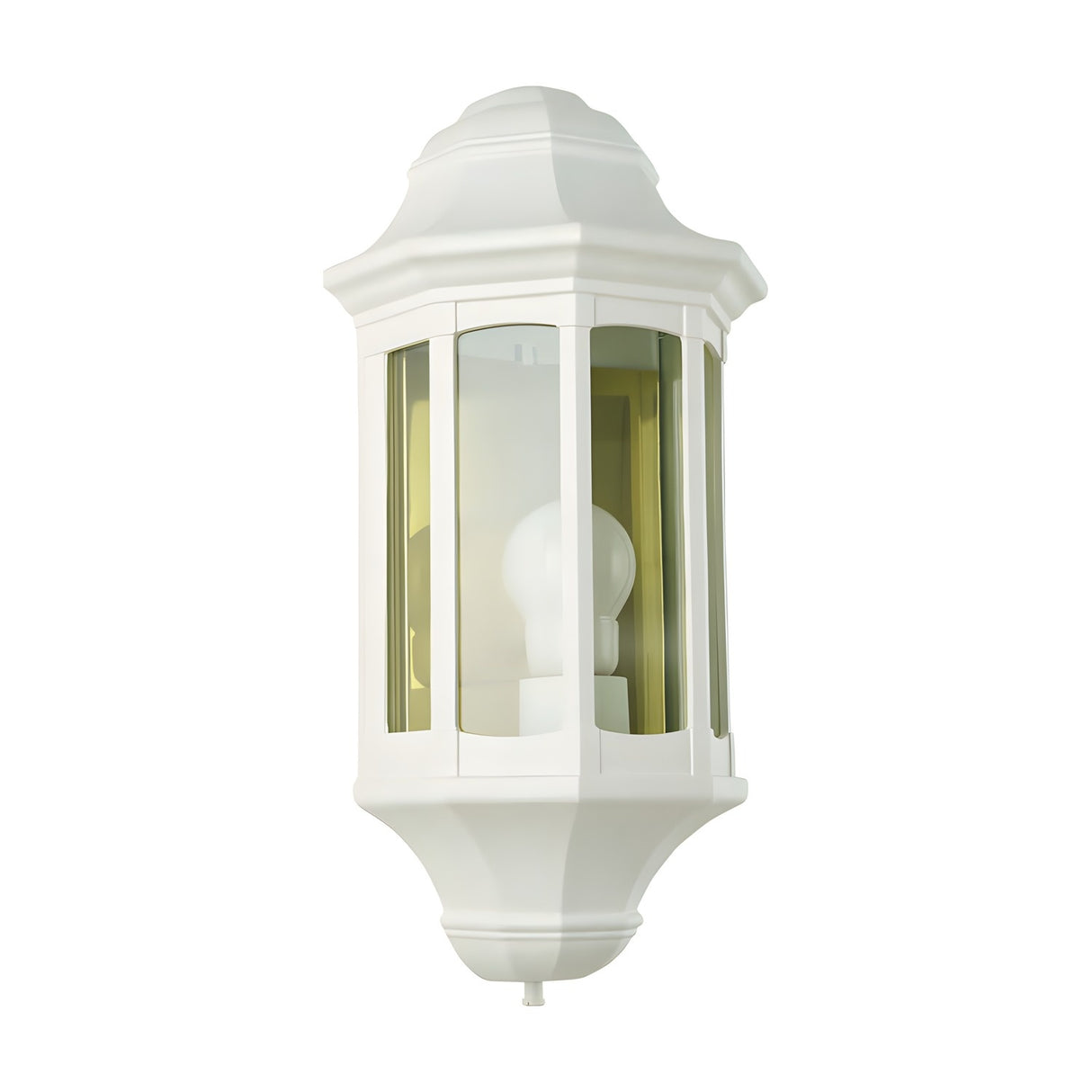Corbel Cast Aluminium Outdoor Half Lantern Wall Light with Sensor