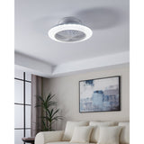 Malinska Ceiling Fan with Light - White