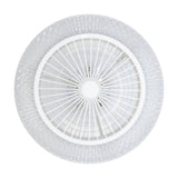 Malinska Ceiling Fan with Light - White