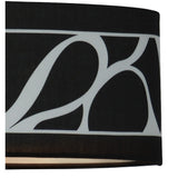 Manhattan 1 Light Swing Arm Wall Light - Chrome With Black Shade