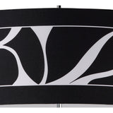 Manhattan Large 3 Light Pendant Light – Polished Chrome With Black Shade