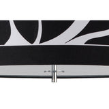 Manhattan Large 3 Light Pendant Light – Polished Chrome With Black Shade