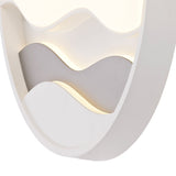 Mar CCT Dimmable LED Flush Ceiling Light With Remote Control - White