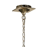 Mara 64cm 3 Light Chandelier - French Gold With White Shades