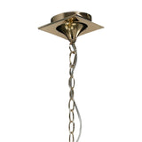 Mara 78cm 5 Light Chandelier - French Gold With White Shades