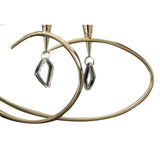 Mara 78cm 5 Light Chandelier - French Gold With White Shades