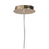 Mara 4 Light Pendant Light – French Gold With Ivory White Shade