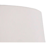 Mara 4 Light Pendant Light – French Gold With Ivory White Shade