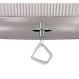 Mara 4 Light Pendant Light – Polished Chrome With Ivory White Shade