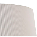 Mara 4 Light Pendant Light – Polished Chrome With Ivory White Shade