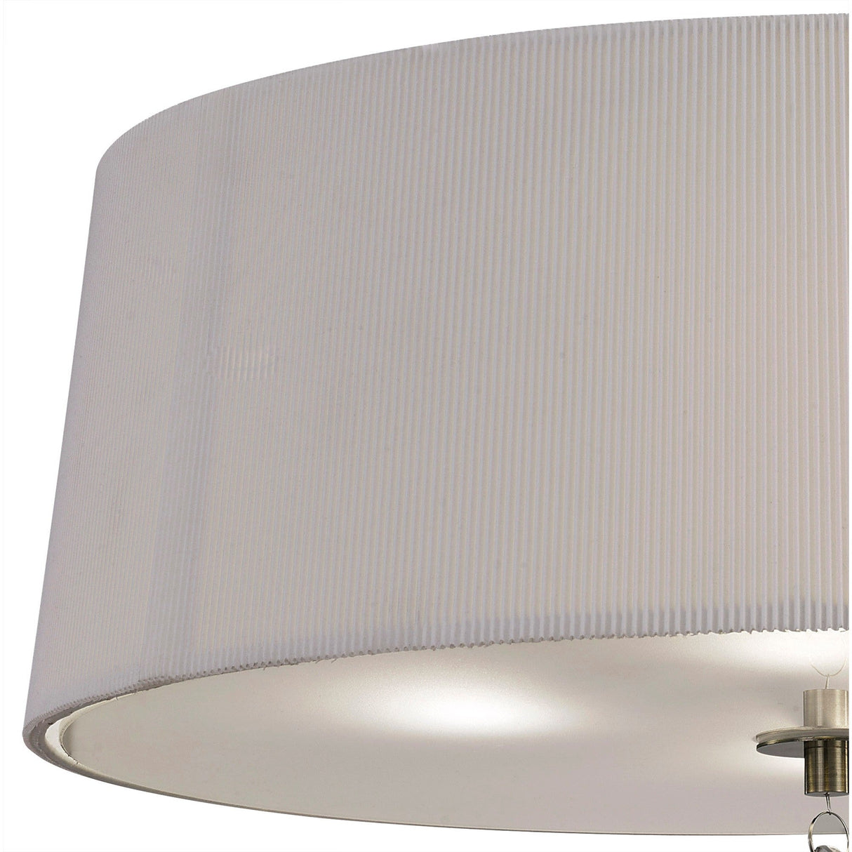 Mara 4 Light Flush Ceiling Light - Ivory White