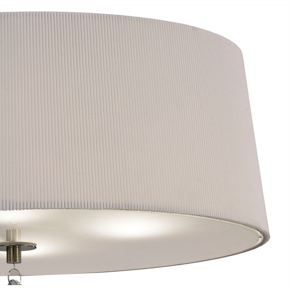 Mara 4 Light Flush Ceiling Light - Ivory White