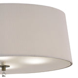 Mara 4 Light Flush Ceiling Light - Ivory White