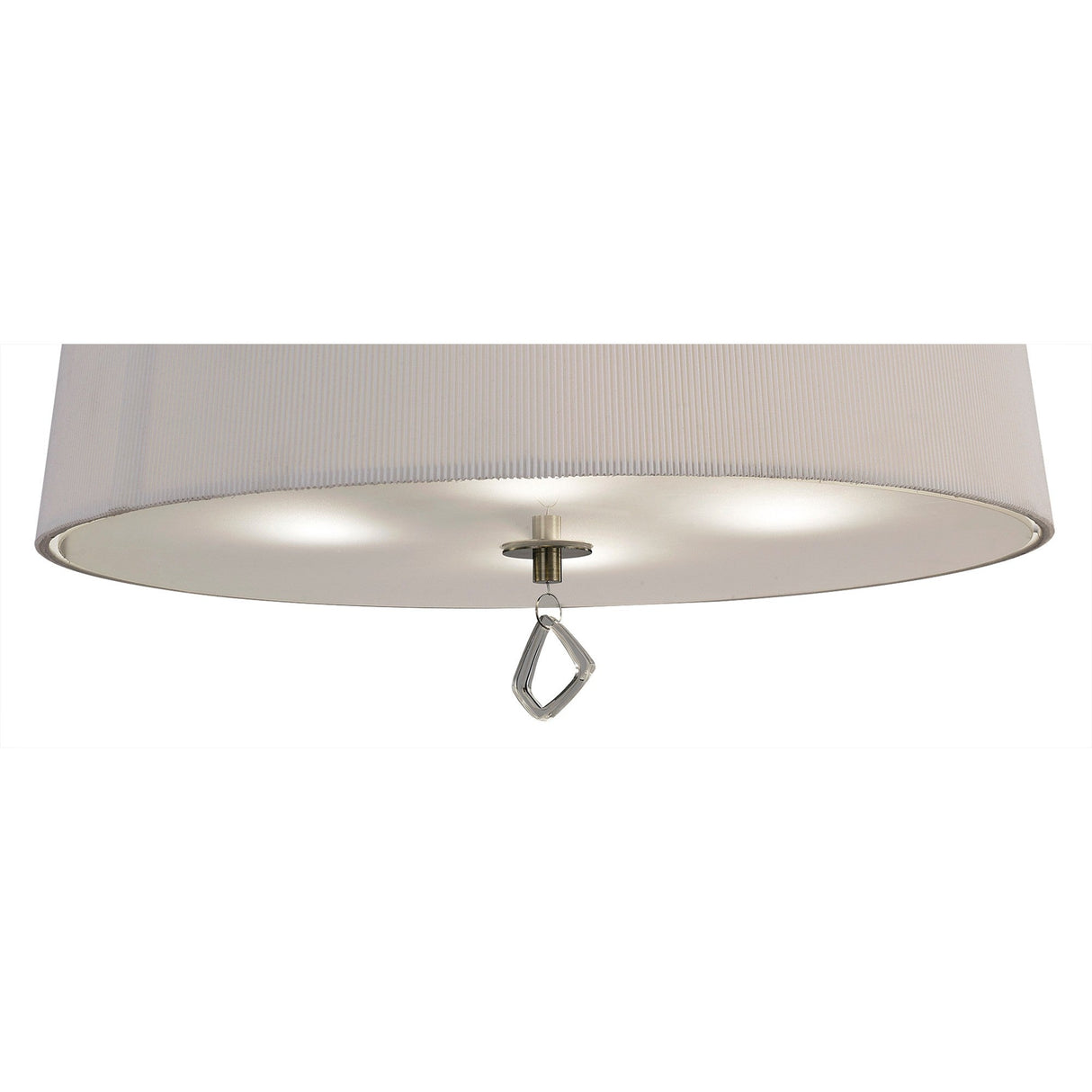 Mara 4 Light Flush Ceiling Light - Ivory White