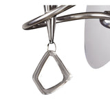 Mara 1 Light Wall Light With Switch - Chrome With Ivory White Shade