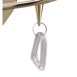 Mara 2 Light Wall Light With Switch - Gold With Ivory White Shade