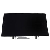 Mara 2 Light Wall Light With Switch - Chrome With Black Shade