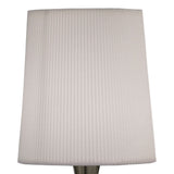 Mara Small 1 Light Table Lamp - Antique Brass With Ivory White Shade