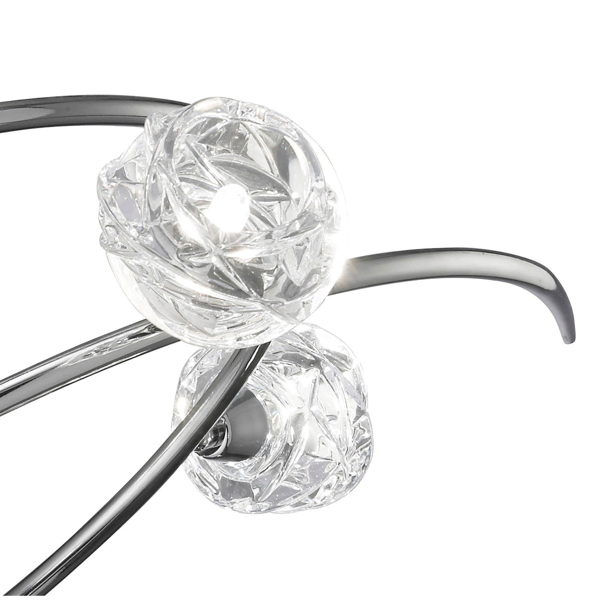 Maremagnum 6 Light Semi-Flush Ceiling Light – Polished Chrome