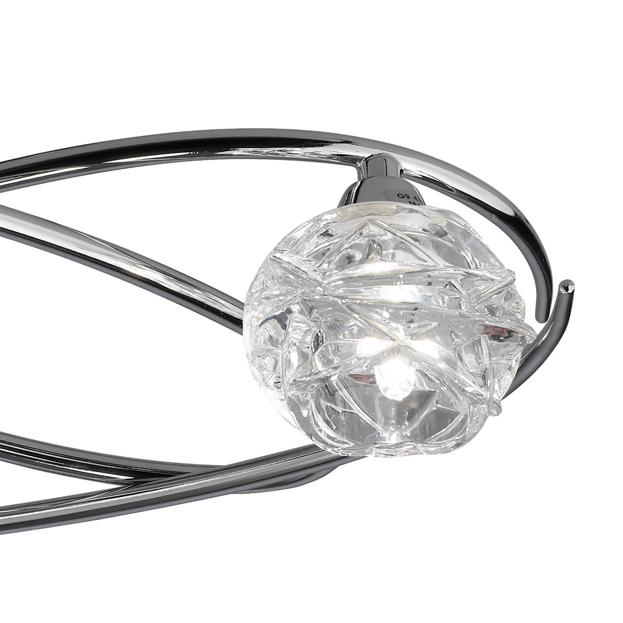 Maremagnum 3 Light Semi-Flush Ceiling Light – Polished Chrome