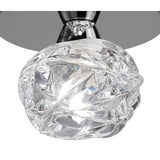 Maremagnum 1 Light Flush Ceiling Light - Polished Chrome