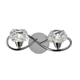 Maremagnum 2 Light Wall Light With Switch - Chrome