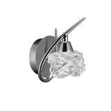Maremagnum 1 Light Wall Light With Switch - Chrome