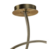 Maremagnum 6 Light Semi-Flush Ceiling Light – Antique Brass