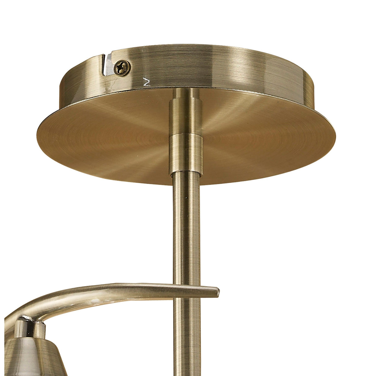 Maremagnum 4 Light Semi-Flush Ceiling Light – Antique Brass