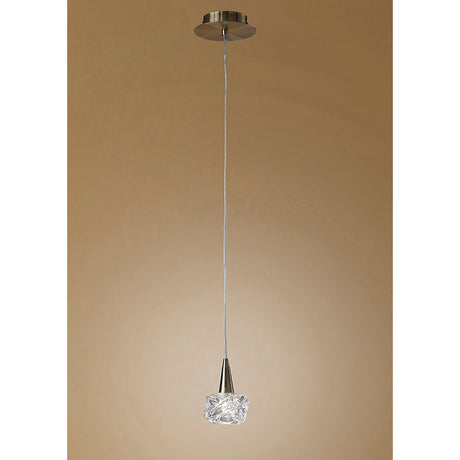 Maremagnum 12cm 1 Light Pendant Light - Antique Brass