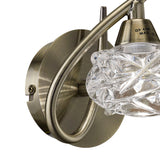 Maremagnum 1 Light Wall Light With Switch - Brass