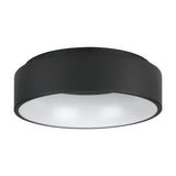 Marghera 2 LED Flush Ceiling Light 45cm - Black