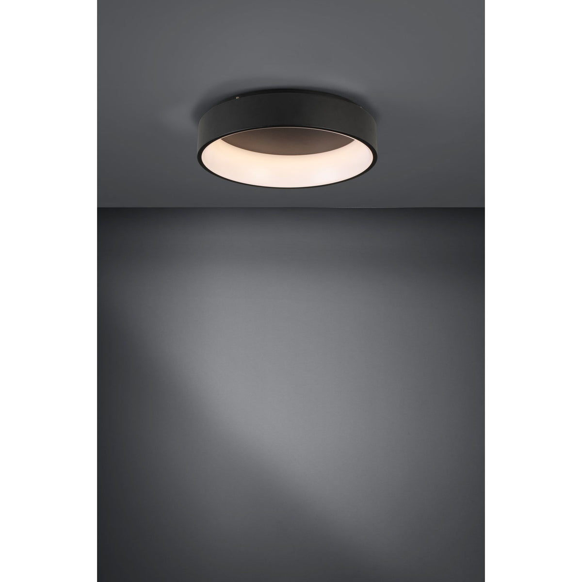 Marghera 2 LED Flush Ceiling Light 59.5cm - Black