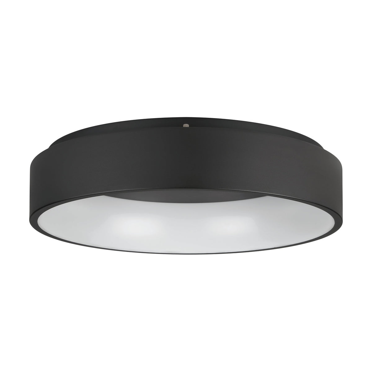 Marghera 2 LED Flush Ceiling Light 59.5cm - Black