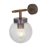 Marin Glass Globe Wall Light IP65