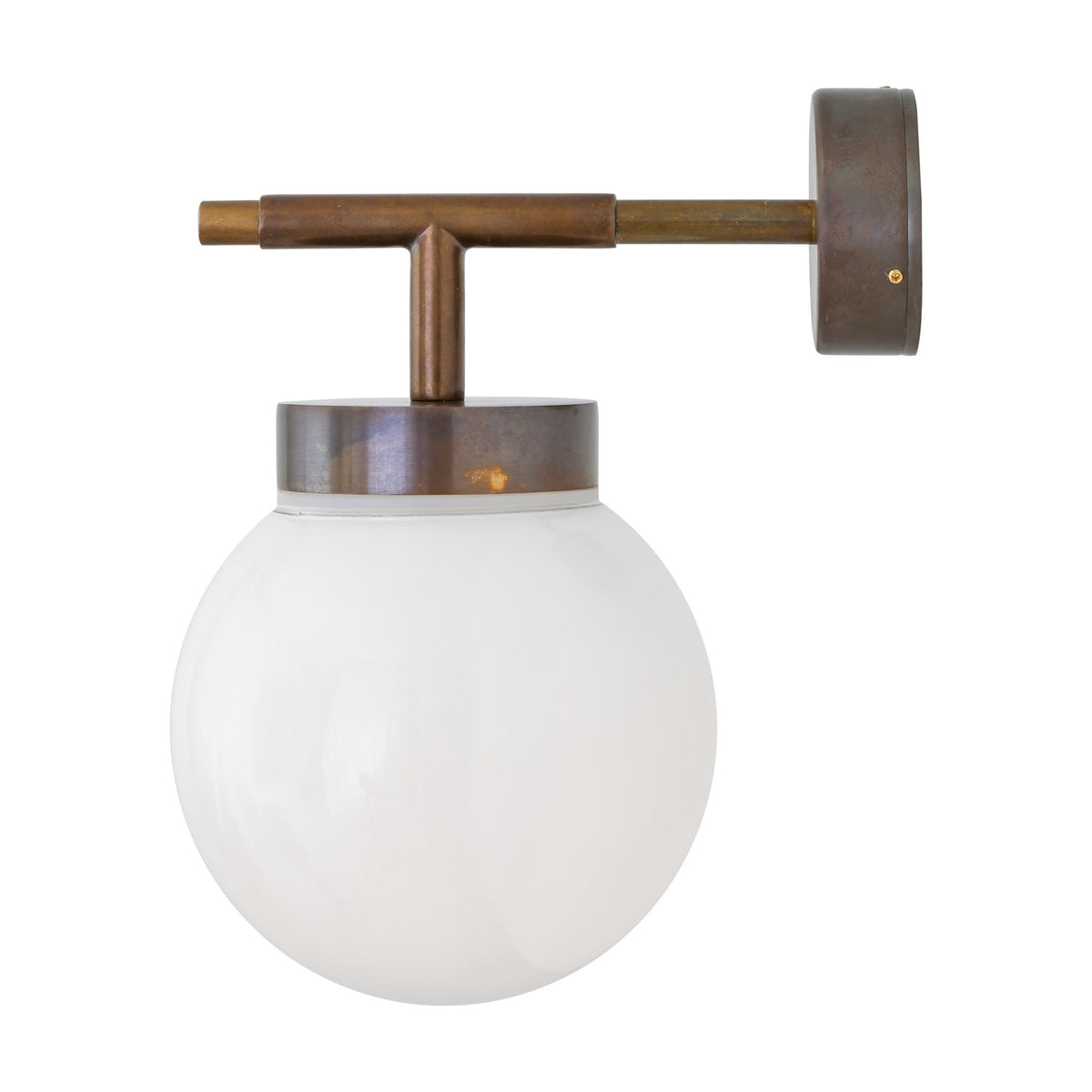 Marin Glass Globe Wall Light IP65