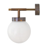 Marin Glass Globe Wall Light IP65