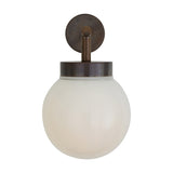 Marin Glass Globe Wall Light IP65