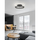 Marinella Ceiling Fan with Light - Matt Black