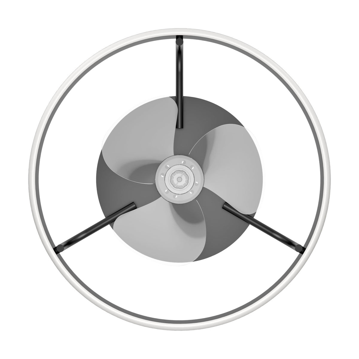 Marinella Ceiling Fan with Light - Matt Black