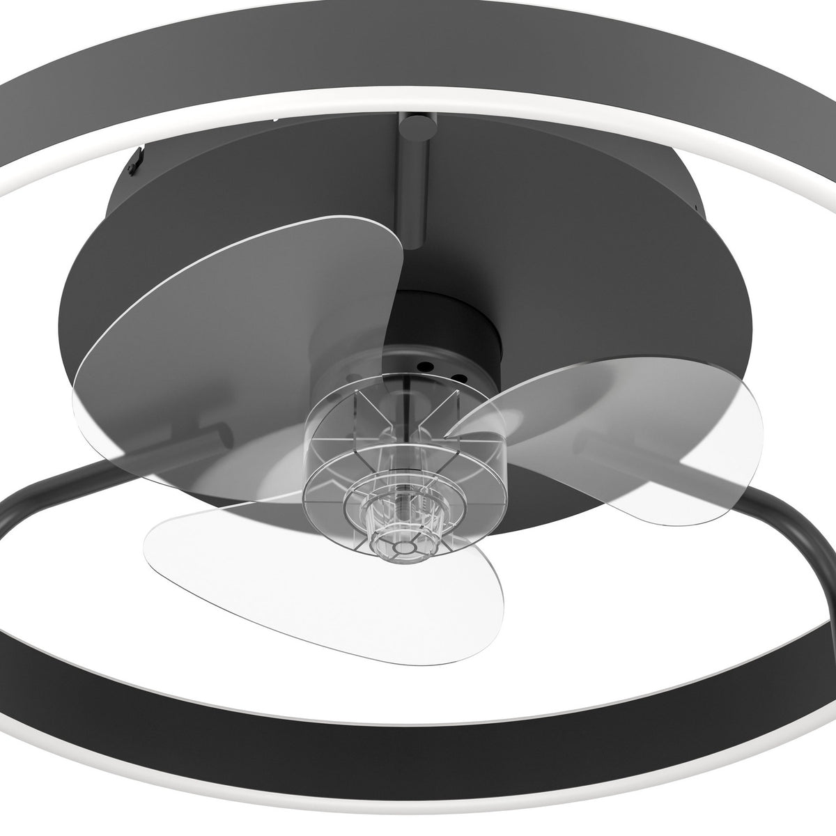 Marinella Ceiling Fan with Light - Matt Black