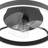 Marinella Ceiling Fan with Light - Matt Black