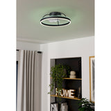 Marinella Colour Changing Ceiling Fan with Light - Black