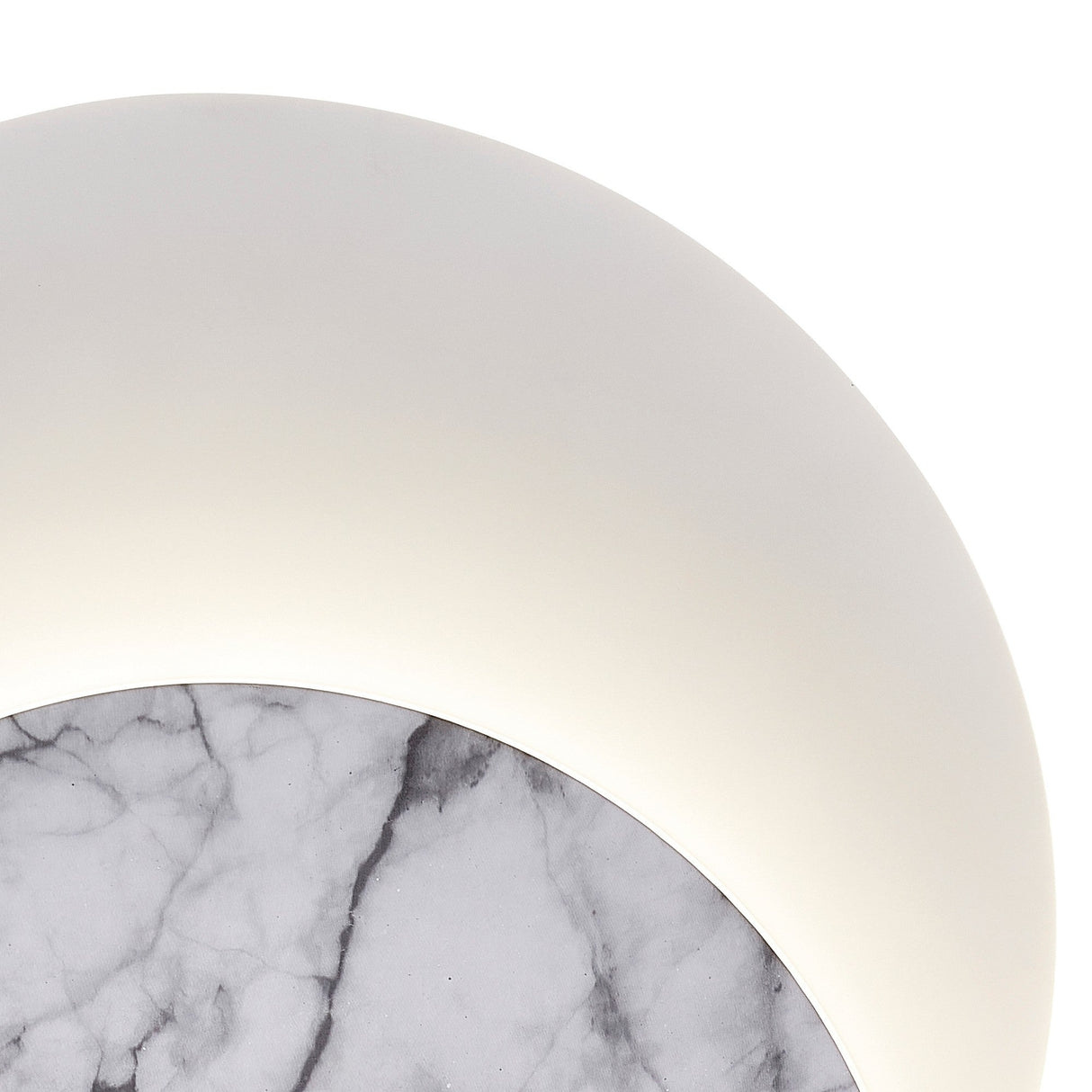Marmol LED Wall Light 12W 3000K - White Marble/White