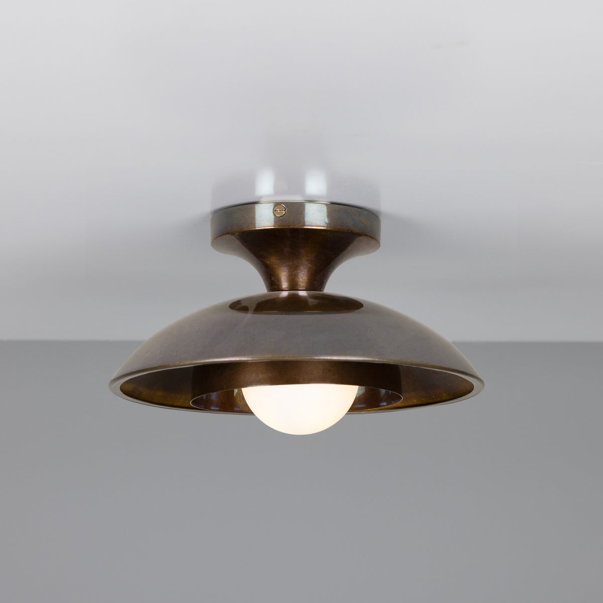 Marrakesh Brass Flush Ceiling Light